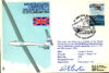SIGNED GEORGE E BURTON 1974 World Gliding Championships Waikerie Flown RAF stamp cover refE59