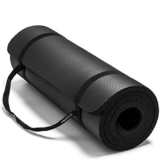 PROIRON 15mm High Density Exercise Mat with Carrying Strap – Black Review & Compare on 4utoday